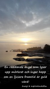 ängel i gunnarsö med text och logga